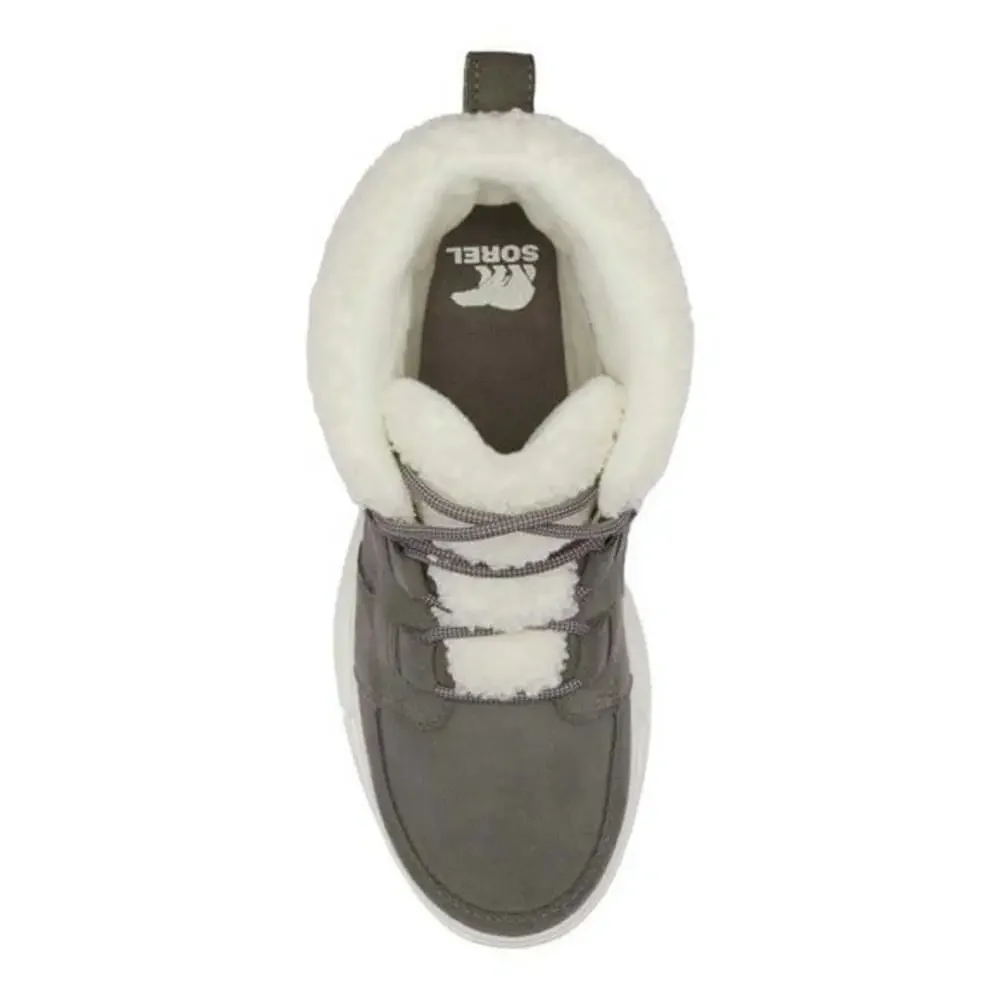 Sorel Quarry Sea Salt Women's Waterproof Insulated Winter Boots Grey Size 6